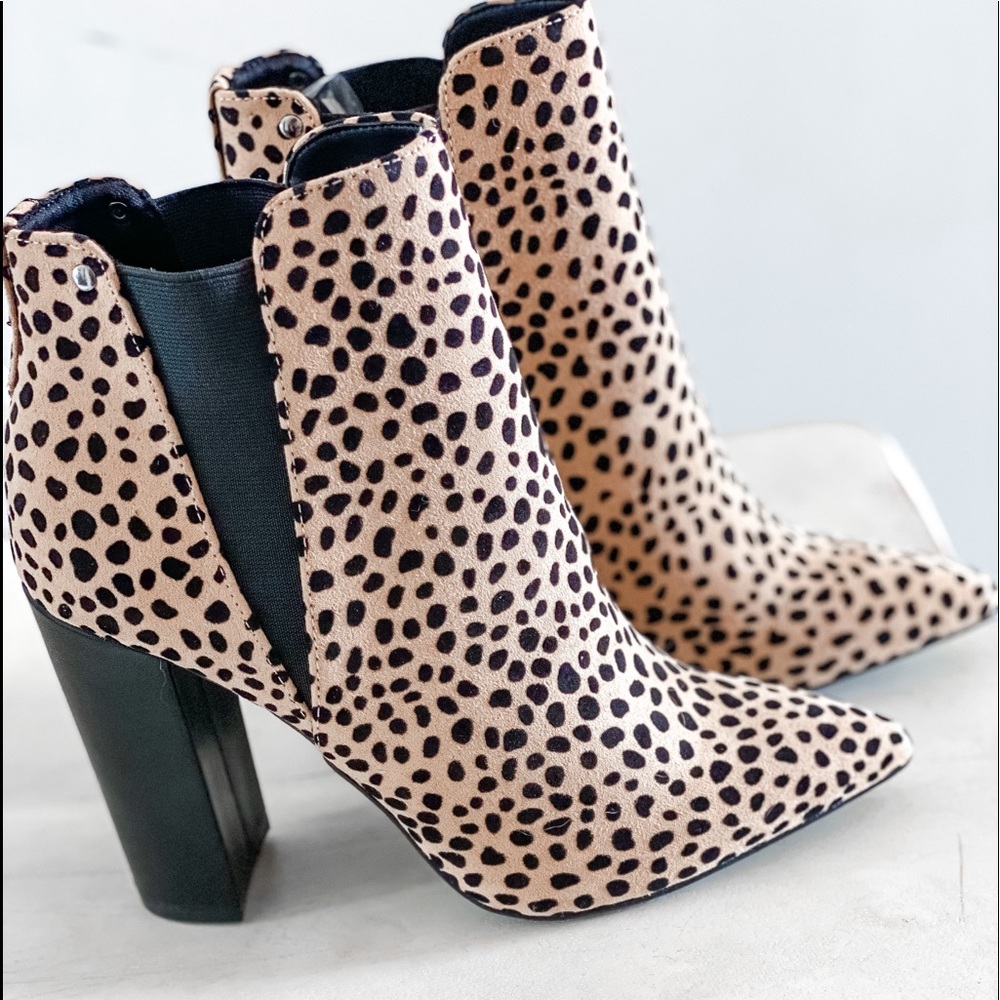 must be the whiskey booties: leopard